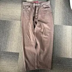 Supreme Baggy Jean Brown 23fw 32インチ - メルカリ