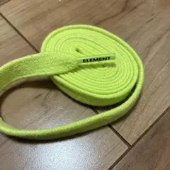 ELEMENT シューレース 蛍光イエローのサムネイル