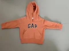 GAP オレンジ フード付きトレーナー 12-18ヶ月