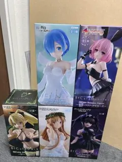 美少女　フィギュア　まとめ売り　Bicute アスナ　レム　リーファ　モモ　狂三
