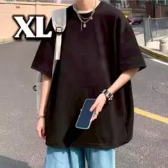 プルオーバー Tシャツ メンズ 五分袖 ビッグシルエット ドロップショルダー