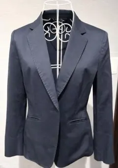 23区 テーラードジャケット 40 M相当 ブラック シンプル 通勤 オフィス