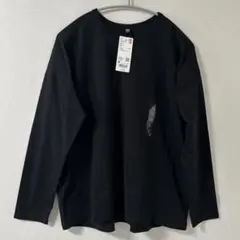 ユニクロ　エアリズムコットンT ブラック