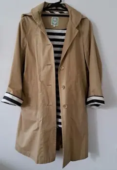 ビームス　コート　ストライプライナー付き　取り外し可能