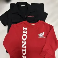 GU×HONDA コラボ オーバーオールつなぎ★110cmとトレーナー110cm