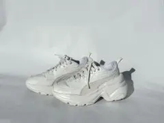 PUMA シリア ウェッジ ホワイト 厚底 スニーカー 23.5cm