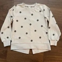 ゆっきー様専用　petit main ドット柄 トレーナー 130