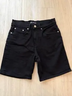 zara ハーフパンツ　ブラック　子供服