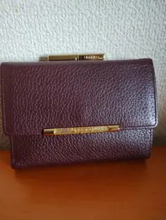 U buy ウンガロ レザー 三つ折り財布 ワイン色 ungaroのサムネイル