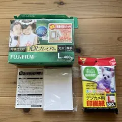 【FUJIFILM】写真用紙Ｌ版34枚【コーナン】デジカメ用印画紙Ｌ版95枚