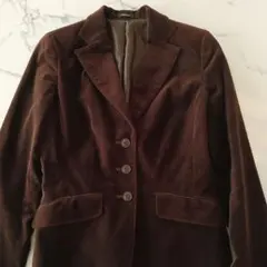 #COMME CA ISM ブラウン テーラードジャケット茶色