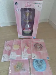 おジャ魔女どれみ　一番くじ　B賞　パティシエポロンアクセサリーケース　セット