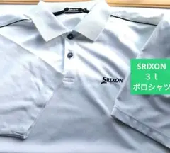 【美品】スリクソン Srixon ポロシャツ ゴルフウェア　3Lサイズ