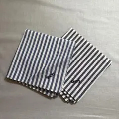 SHIPS ハンカチ 2枚セット ストライプ柄のサムネイル