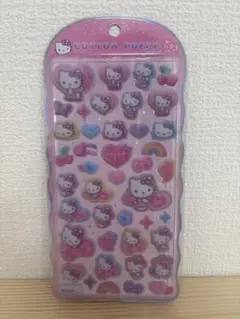 コットンパフィーシール　ハローキティ