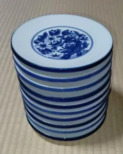 有田焼・花鳥絵丸６寸皿10枚セット・アウトレット・未使用