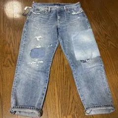 ラルフローレンダメージ加工レディースデニムパンツ