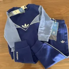adidas セットアップ　裏起毛　100