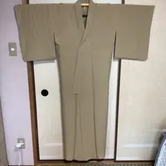 【正絹】絽　色無地　ベージュ