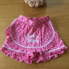 ✨ShirleyTempleシャーリーテンプル♡水玉エプロンショートパンツ80✨