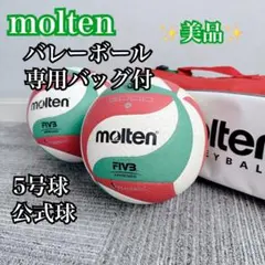 モルテン バレーボール 5号球 2個セット FIVB公認 専用バッグ付