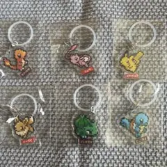 ポケモン 明治コーヒーめじるしマスコット6個セット