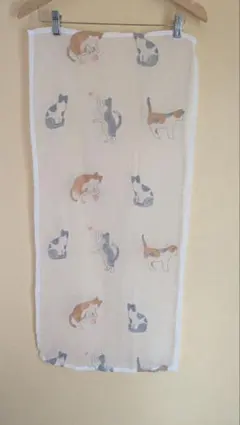 猫刺繍仕切りカーテン　2枚セットのサムネイル