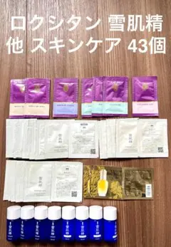 【未開封】ロクシタン 雪肌精パウチ＆ミニボトル 他 スキンケア 43個のサムネイル