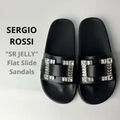 美品】sergio rossi sr Jellyサンダル ビジュー 黒 37 - メルカリ