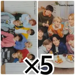 Myojo 2022年　5月号　厚紙　Travis Japan 集合　5枚