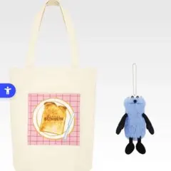 パペットスンスン 一番くじ B賞 ぬいぐるみ付トートバッグ＆おまけ