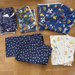 キャラクター柄キルティング生地セット