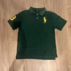 90s】ラルフローレンビッグポニーポロシャツ y2k swag ダークグリーン