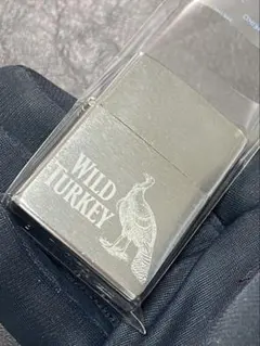 zippo ワイルドターキー 立体メタル シルバー 希少モデル 2006年製 zippo ワイルドターキー 立体メタル シルバー 希少モデル 2006年