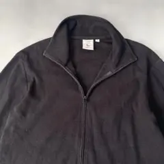 【アヴィレックス】ハイネックジップブルゾン M リブ 黒