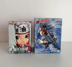 NARUTO 疾風伝『うちはオビト』『自来也』バンプレスト　フィギュア　2個