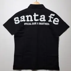 サンタフェ santafe 刺繍ロゴ ハーフボタン 半袖ポロシャツ バックロゴのサムネイル