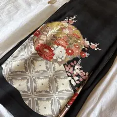 【最終値下げ❕】黒留袖 牡丹 菊 梅 婚礼用のサムネイル