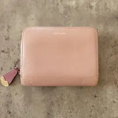 週末お値下げPaul Smith ピンク 二つ折り財布