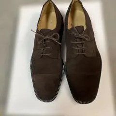TETE HOMME スエード ドレスシューズ ブラウンのサムネイル
