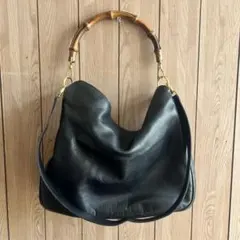 極上美品・使用感少ない✨】グッチ バンブー 2way ショルダーバッグ 