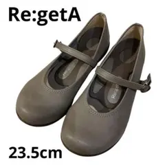 Re:getA リゲッタ　ワンベルト　ローヒール　パンプス　M 23.5