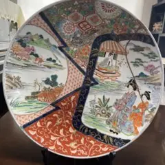 浮世絵 春画 金彩 手描き 希少特大サイズ 大皿 41cm - メルカリ