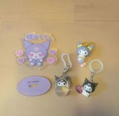 サンリオ　クロミ　ガチャガチャ３点セット＋アクスタ