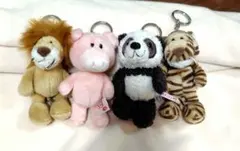 NICIぬいぐるみキーホルダー4点セット