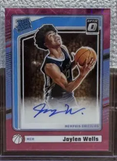Jaylen Wells RC auto pink prizm /79シリ