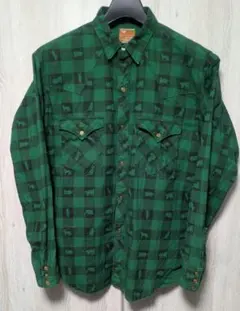 TCB Jeans MEOWCHESTER Shirt green 44インチ - メルカリ