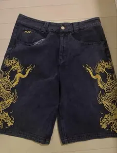 FUC DRAGON denim shorts ショーツ ハーフパンツ