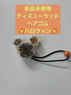 【新品未使用】ディズニーランド　ディズニーハロウィン　ヘアゴム　ミッキー