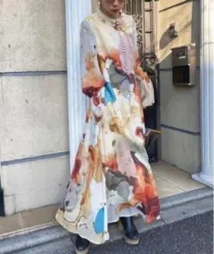 ＊新品＊AMERI UNDRESSED AMELIA INK ART DRESS